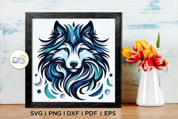 3D Arctic Wolf Shadow Box SVG: A Designer’s Review