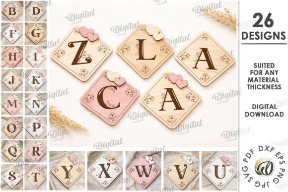 3D Decorative Letter Signs Bundle Laser Cutting Review