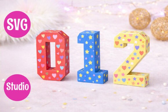 3D Numbers Set 0–9: A 3D SVG Review for Birthdays