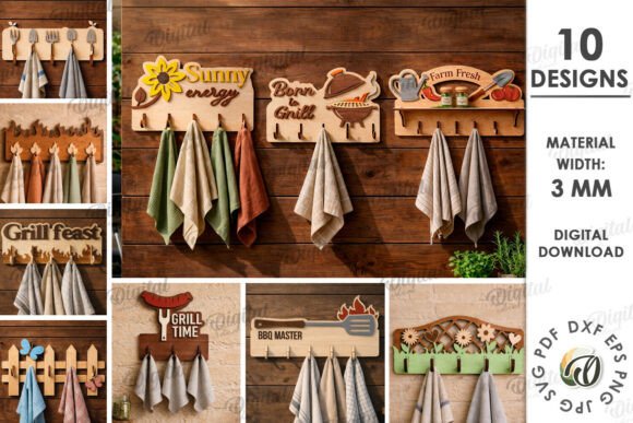 3D Summer Towel Racks Bundle Laser Cut: A Designer’s Review