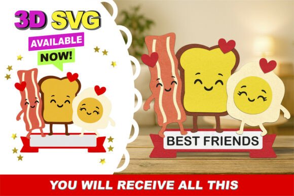 Best Friend Topper 3D SVG Review