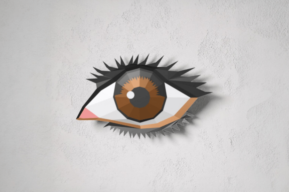 Eye Wall Art - 3d Papercraft: A Publisher’s Review of This 3D SVG Objects Asset