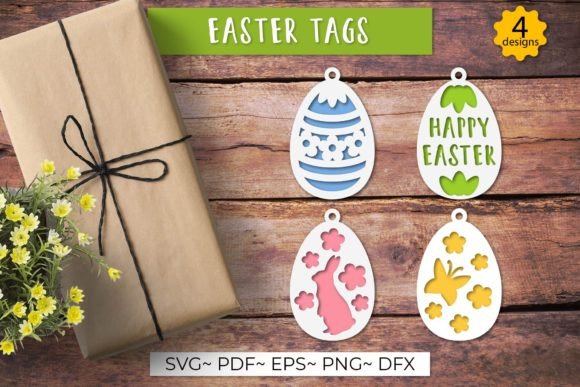 Happy Easter Svg 3d Easter Ornaments Graphics