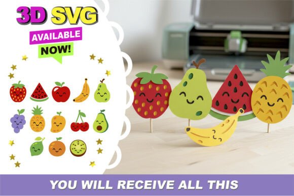 Kawaii Fruit 3D SVG: A Brand Designer’s Review for Birthdays