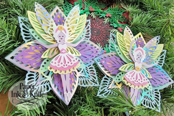Sugarplum Fairy 3D SVG and Christmas Craft Review