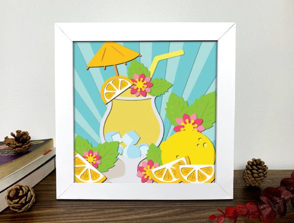 Summer Drink 3D Shadow Box Svg Review