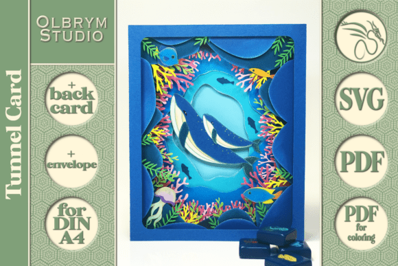 Whales 3D Tunnel Card: A Designer’s Review for Small Business Branding